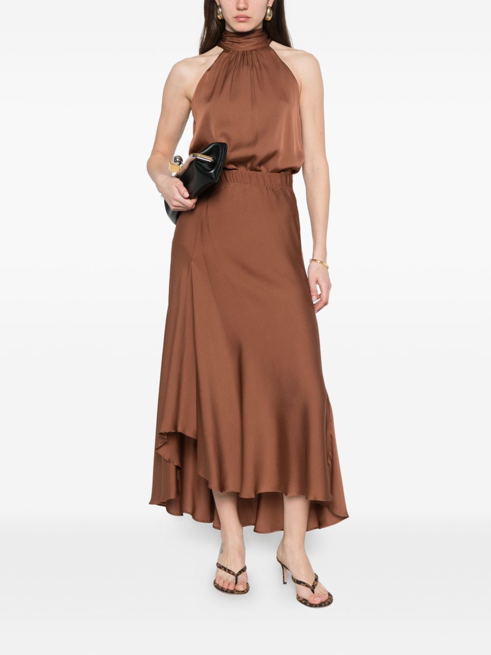 Silk95five Skirts - MARRONE | 9183aeb3cf74b5096eebfff876cbbd71cdb105ab