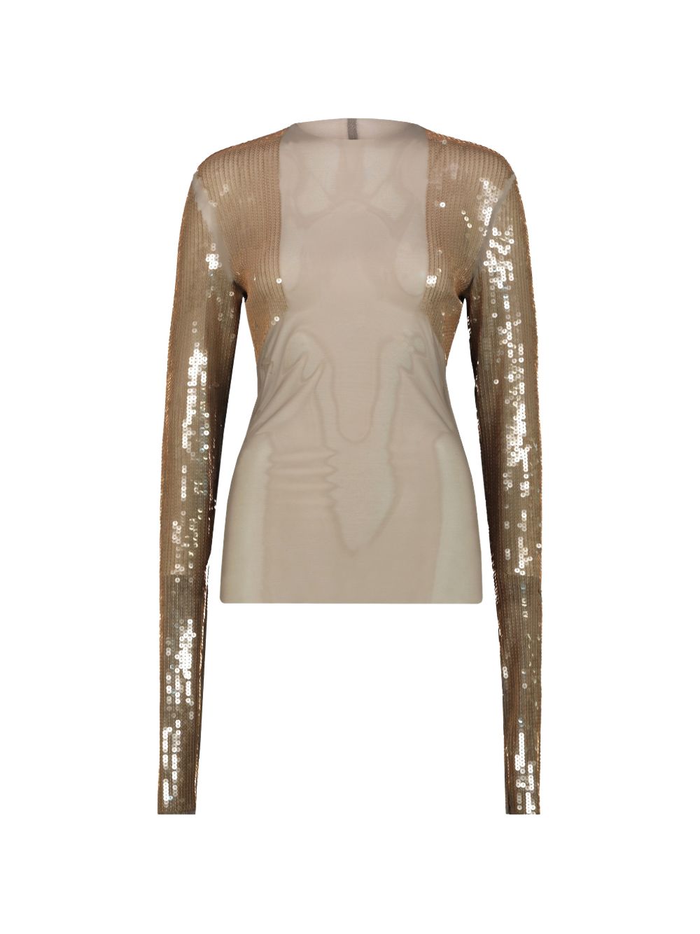 Rick Owens T-shirts and Polos - Light and natural | fde67f43430d8fde676d6521f1af85bcc7ba9e6f