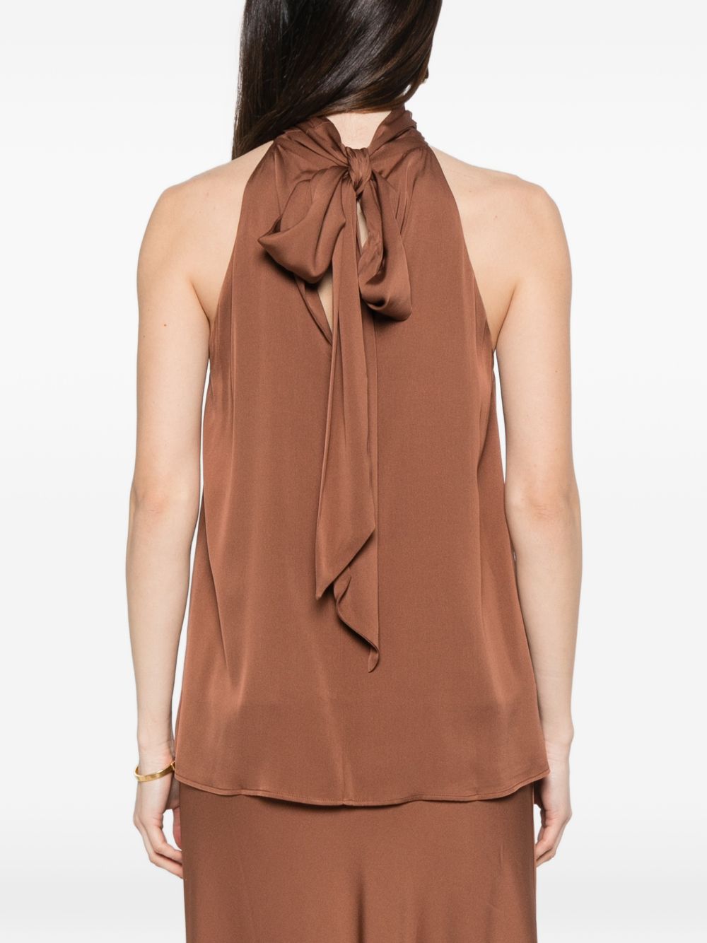 Silk95five Top - MARRONE | aa36f25a5d5259952e58b90d40a3556afb5678af