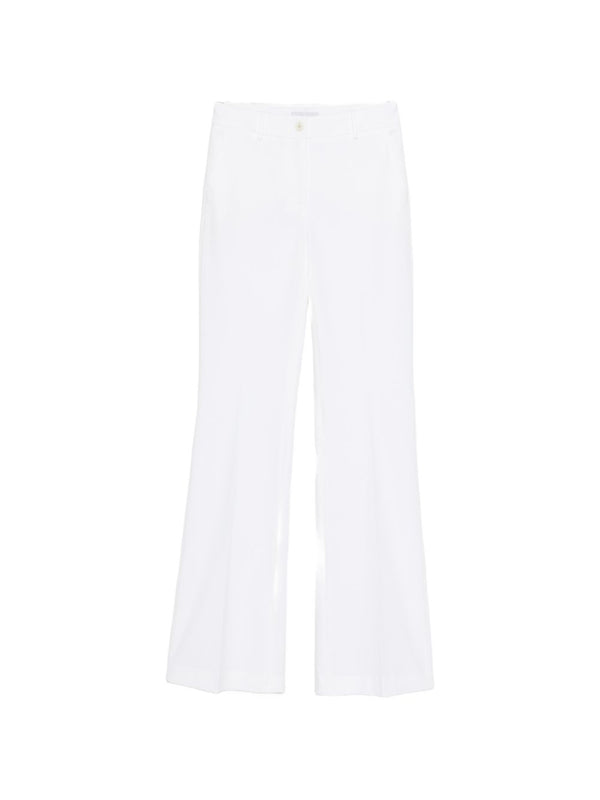 Cotton Wide-Leg Trousers