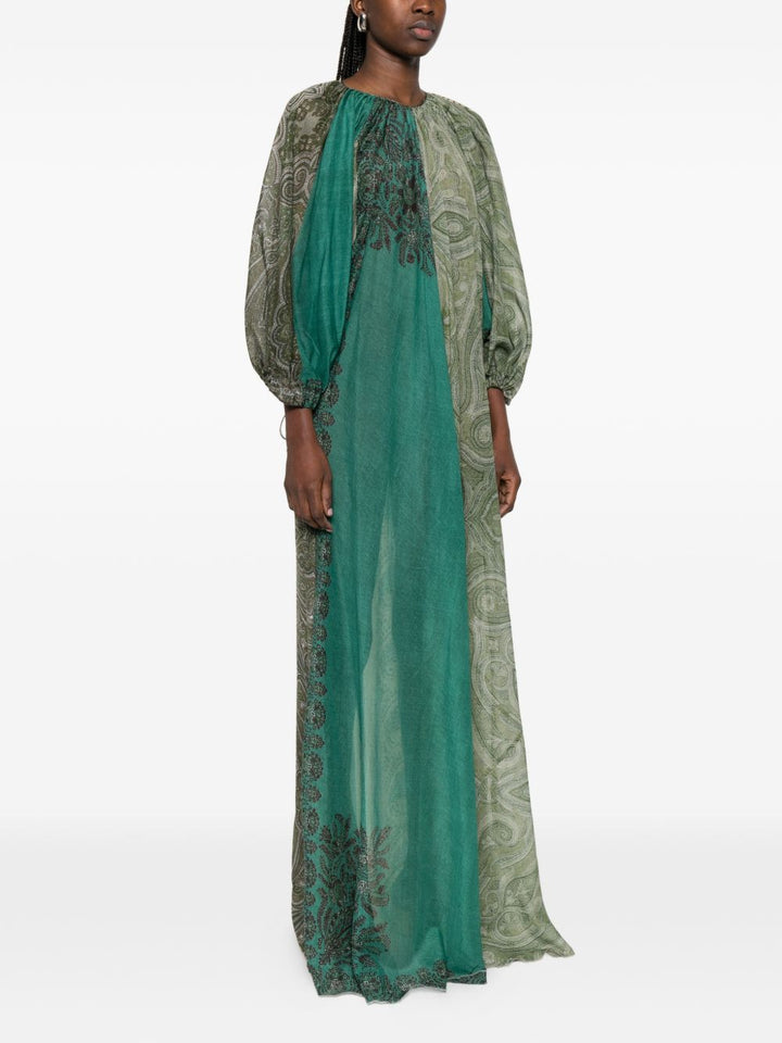 Pierre Louis Mascia Dresses - Blu e verdi | 77b11a1c2bc4743d4d2730471a30ebf40faaa2c1