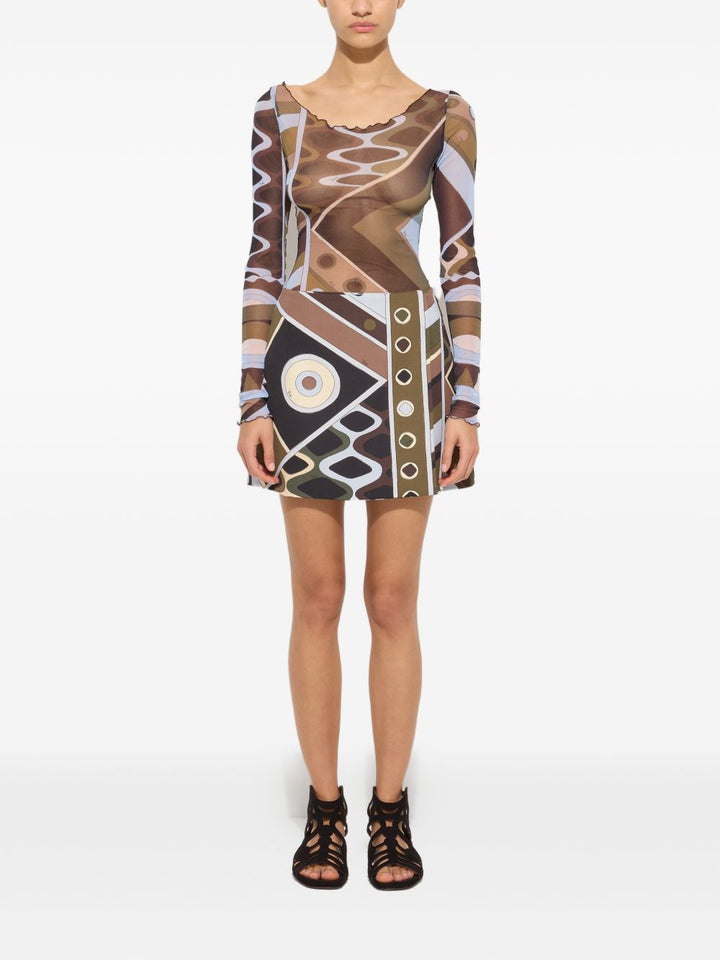 Pucci T-shirts and Polos - Blue and green | 2c85e72d73d482912428f751f22867f2362b4c1f