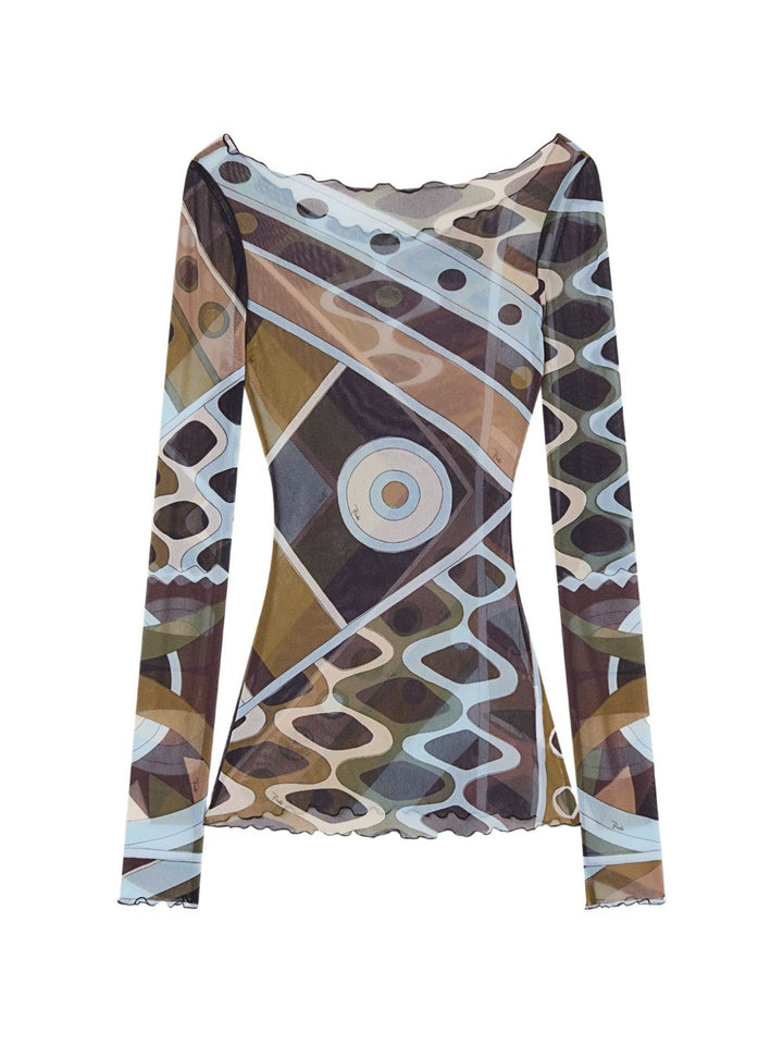 Pucci T-shirts and Polos - Blue and green | 039a4485db1956411af530d14b8f872387d37893