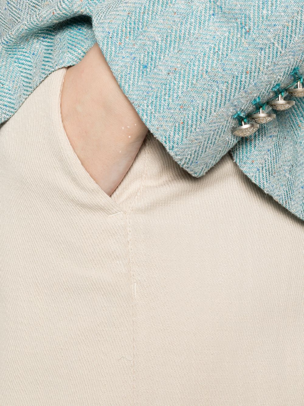 Via Masini 80 Trousers - BEIGE | 0324c58c21d2d590583c0c1a84c12bec009e2f0f