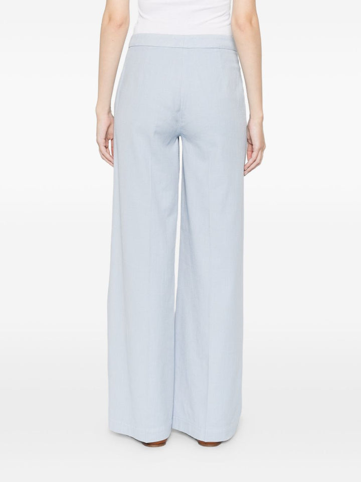 Via Masini 80 Trousers - Blue and green | 33087d880c7cb7fae43784c39ca8c54fcbd9758f