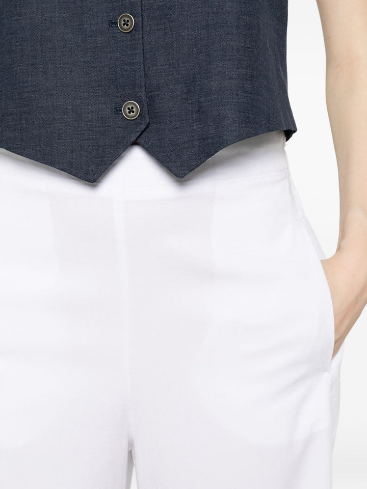 Via Masini 80 Trousers - WHITE | 68ceb9f553f5755d9e32f6f4eb98f1d919b07ce6