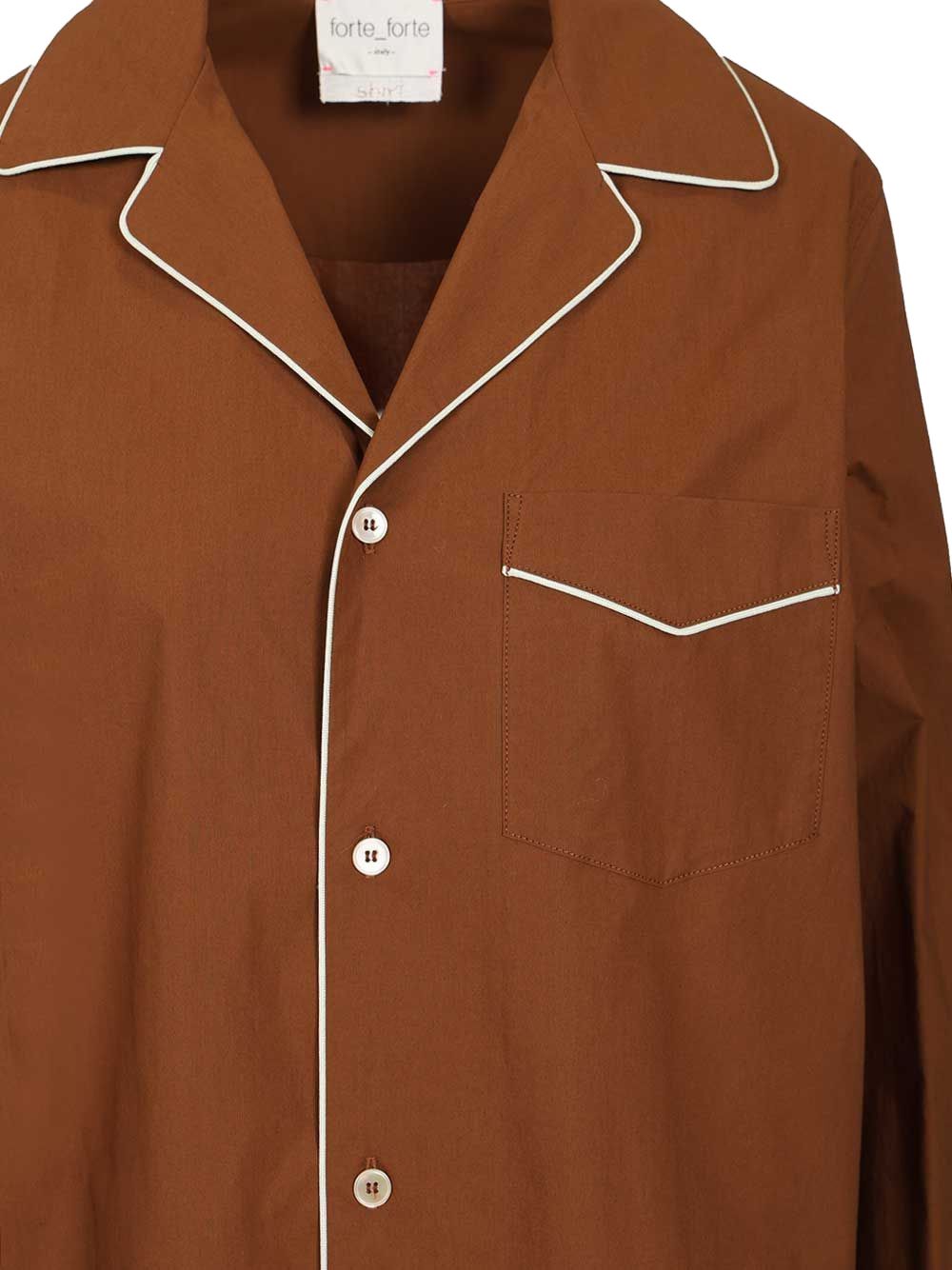 Forte Forte Shirts - Brown | 4269ba0a71a5af744f106e65d2e79eb7977b776b
