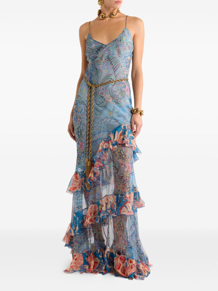 Etro Dresses - Blue and green | e1611a25d1ee64c76e57e94809c32723b8b13c10