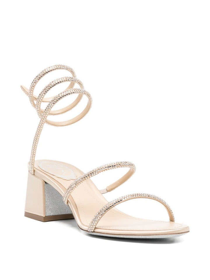 Rene' Caovilla Sandals - Light and natural | f3ac63bcdeb7f89382ec17ad2872967efaacc1f5