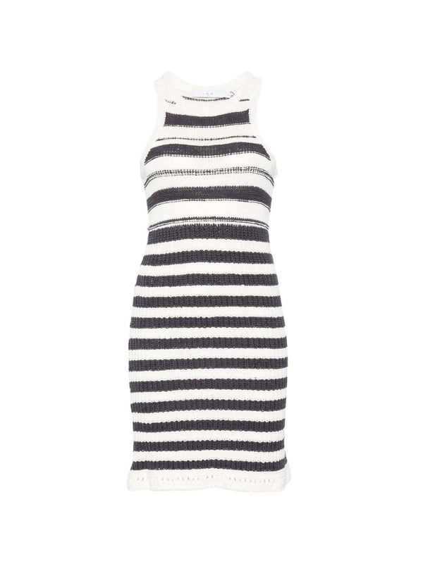 Miyana Striped Mini Dress