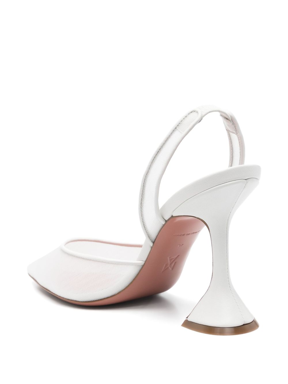 Amina Muaddi With Heel - Light and natural | da0cd7587df04043d9c1829809df8378b54dd0ce