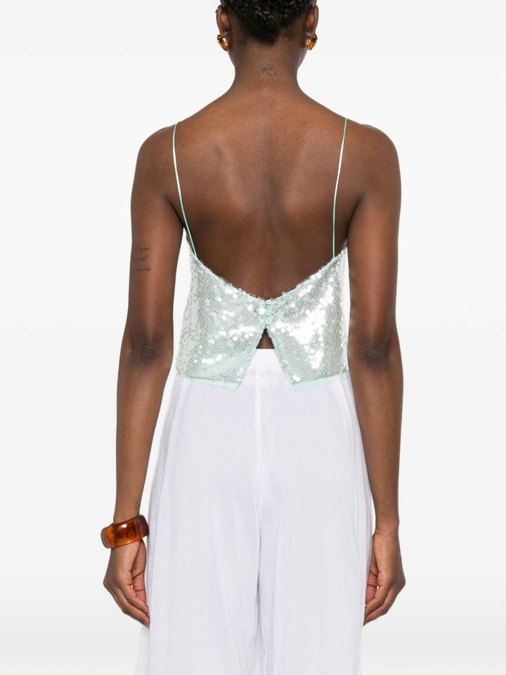 Forte Forte Top - Blue and green | d3980c2f2847d452df9684e2641662f316e9e0d2