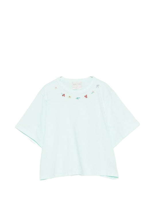 Embroidered Cotton T-Shirt