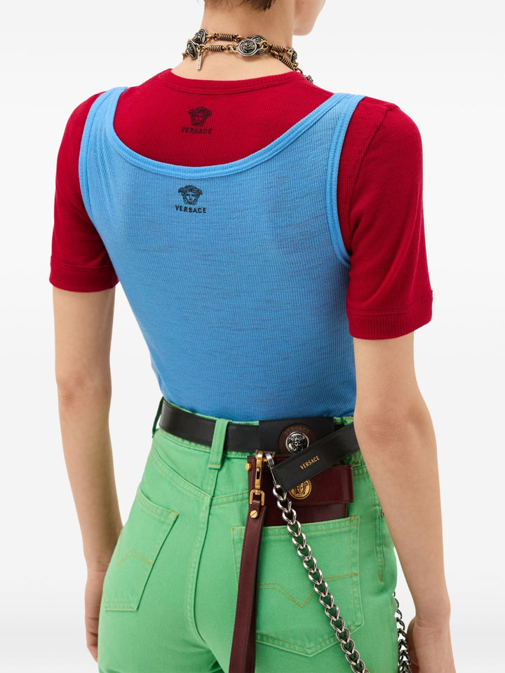Versace Top - Blue and green | e013bdce514b9452bfa926acee31c0f1ace33856