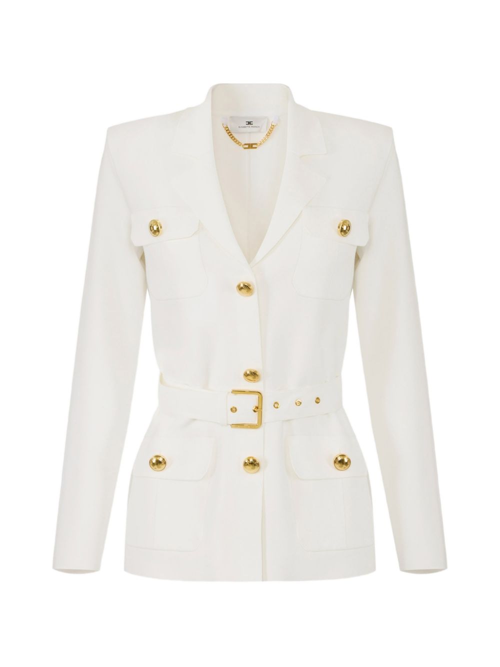 Elisabetta Franchi Jackets - Light and natural | b45bb698e1f9b1b3ee89af550e74c53dea823cf0