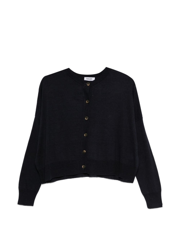 Linen And Cotton Blend Cardigan