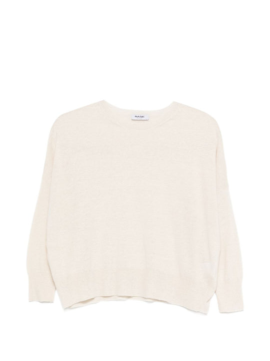 Linen And Cotton Blend Sweater