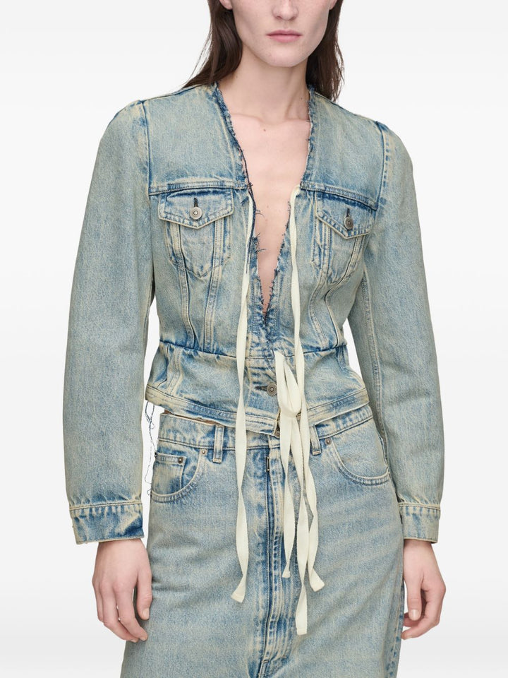 Maison Margiela Coats - Blue and green | c56979d08ee5044643ca13cc51d46532841fcd82