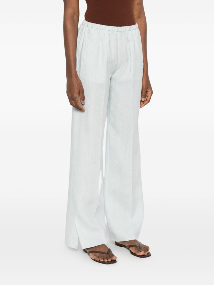 Forte Forte Trousers - Blu e verdi | 370713c5edef8dddcfe45591c9cf736e1f820590