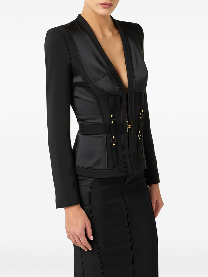 Elisabetta Franchi Jackets - Blacks and greys | 2f84b70d5e389419d797bd92c599fc9d68adf860