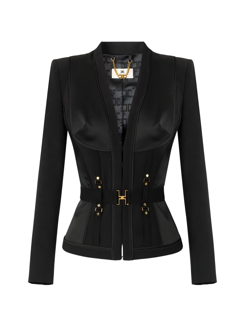 Elisabetta Franchi Jackets - Blacks and greys | c97df74af869473b168a7c469d3c90d86b24f1d4