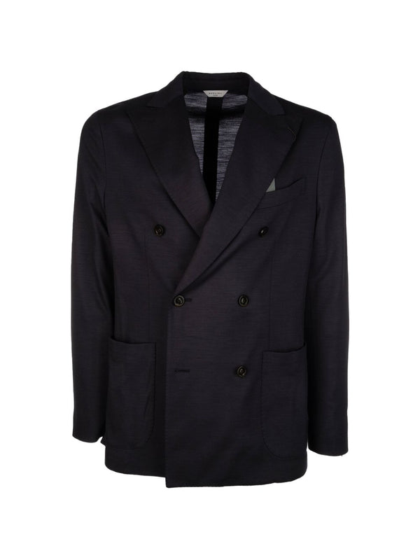 Wool Double-Breasted Jacket
