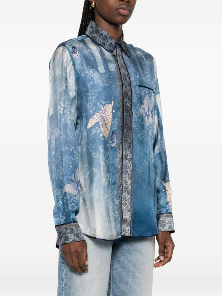 Pierre Louis Mascia Shirts - Blu e verdi | 2cbc0487b033fca27698283ee2f9b141fd021d8d
