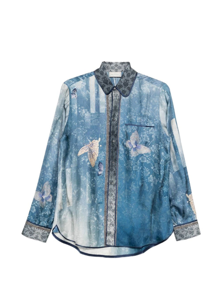 Pierre Louis Mascia Shirts - Blu e verdi | b13fac051b2bbd9724fff0b1926032a0317c2106