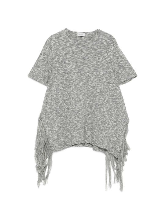 Cotton Fringed T-Shirt