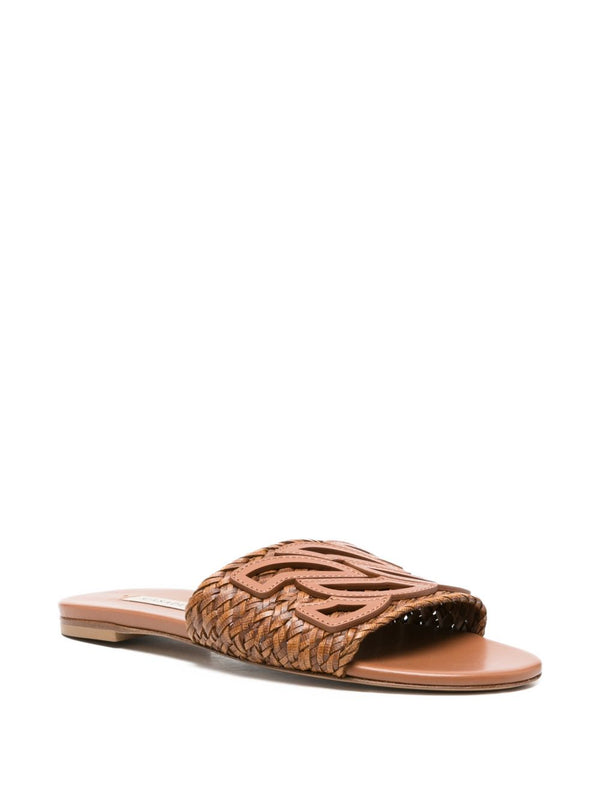 Leather Flat Sandals