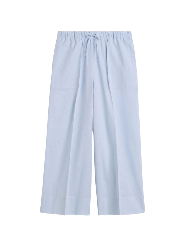 Toteme Main Trousers - Blu e verdi | 29bb1b6c161911fe9ef87a5ce469f67e0426f582