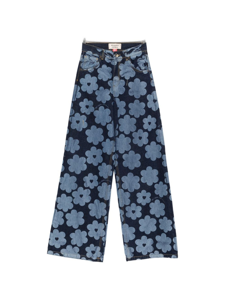 Alessandro Enriquez Jeans - Blu e verdi | 97ec1ebb35ecf3919b56e1a2422e55cb02974882