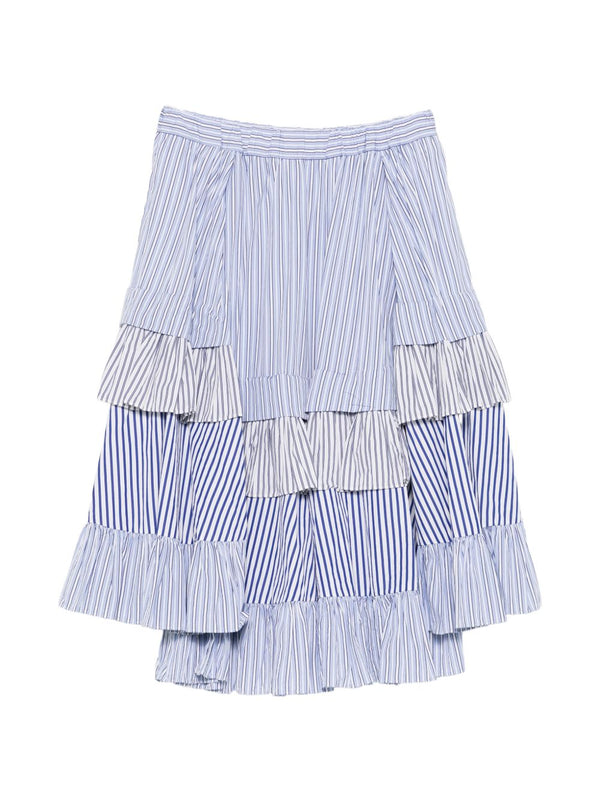 Jupe midi en coton
