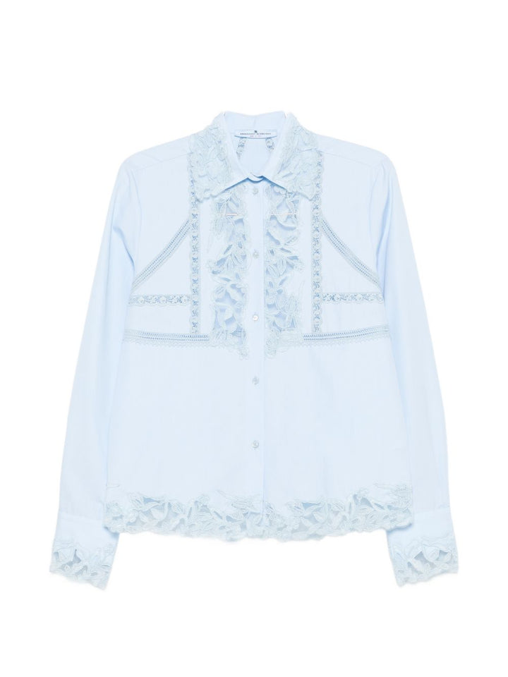 Ermanno Scervino Shirts - Blu e verdi | 95693db4d044b5f8a0bb38d195be2034138a5f10