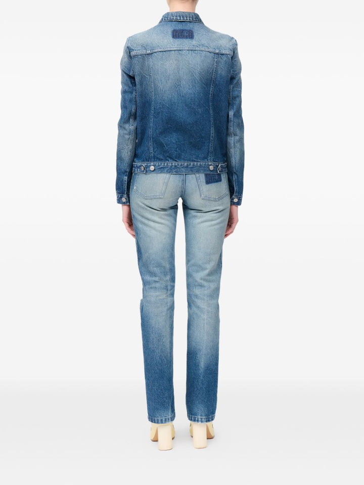 Mm6 Maison Margiela Coats - Blu e verdi | 5ba3bcf2b19f552ddfbf92d7d6ae2cf7c9320803