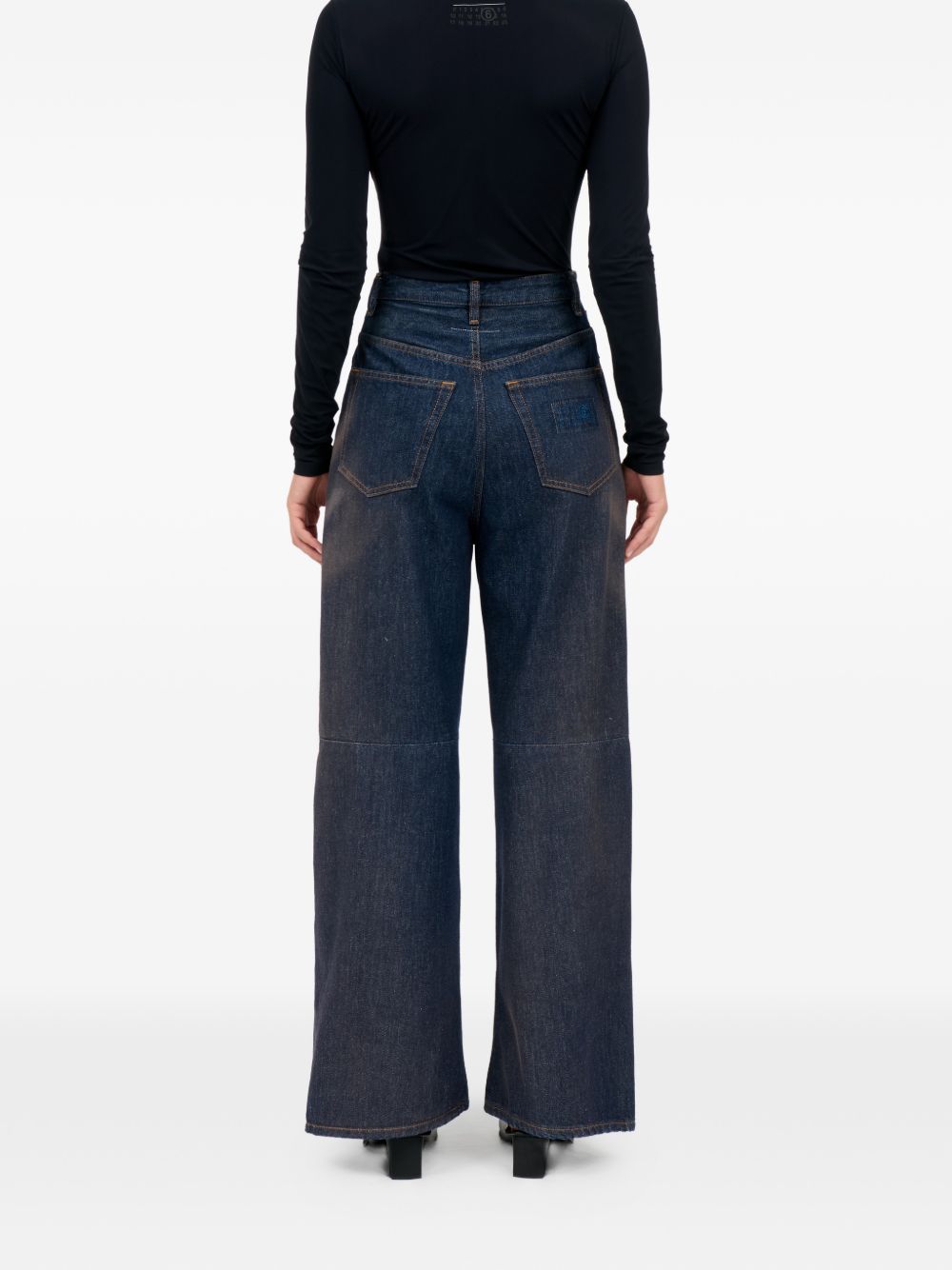 Mm6 Maison Margiela Jeans - Blu e verdi | 6fe95410ed2b9b5752a8a476f65f83e9c603dd3f