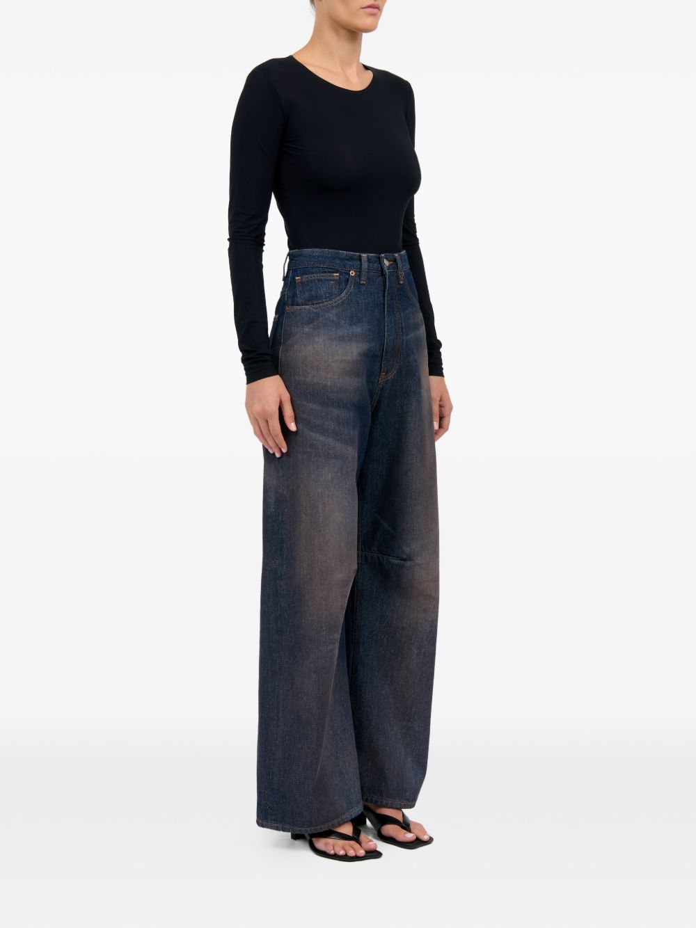 Mm6 Maison Margiela Jeans - Blu e verdi | 0e0438565ec54805c6703546f209d8b95dbd1a1a