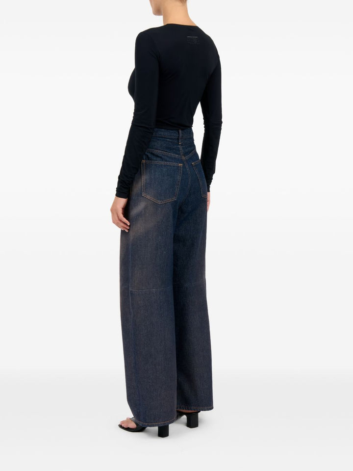 Mm6 Maison Margiela Jeans - Blu e verdi | b3b96367a713859f32875c87f234e240b24e519b