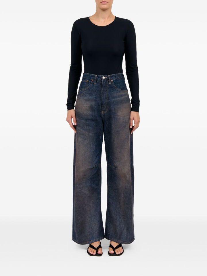 Mm6 Maison Margiela Jeans - Blu e verdi | 495f89f1b1d1fa5733c0b1ffc66d067c8ede9b19
