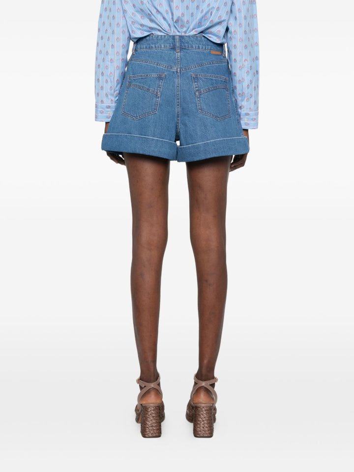 Zimmermann Shorts - Blu e verdi | 98c544c3e4bd6cb8638786b89238d22d7242777c