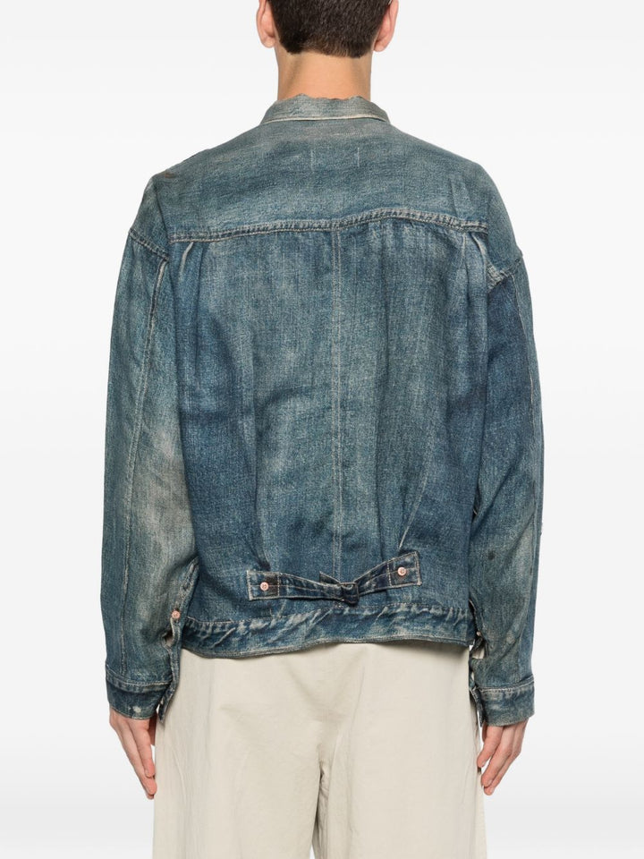 Junya Watanabe Jackets - Blu e verdi | 3f164538bf19afc8c89be32336de46a01a21bf57