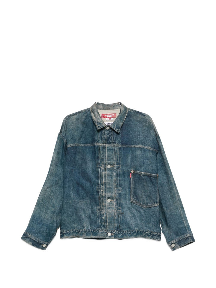 Junya Watanabe Jackets - Blu e verdi | ae15c84e6808215f6361265f2007dfb086fc71fd