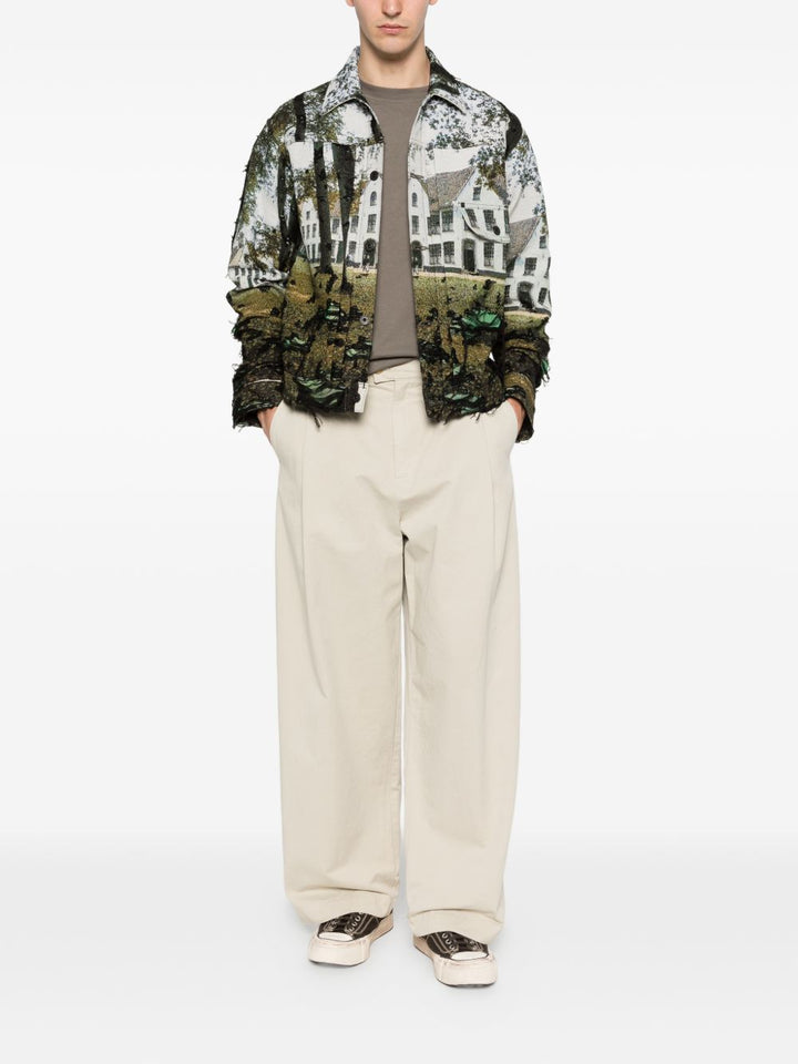 Junya Watanabe Jackets - Blu e verdi | 97b965a37db1a8fb77659544b53128f6440255e7