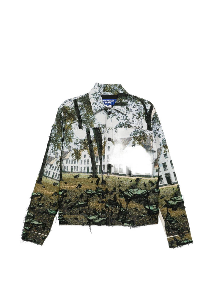 Junya Watanabe Jackets - Blu e verdi | fbb9dd3366ff877a4eac0acc323adde052eee96a