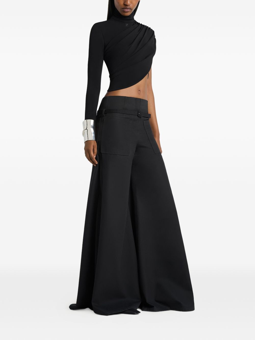 Courreges Trousers - Neri e Grigi | 3bdc85f6f56a7b91a1ffdaf889dea5d202922866