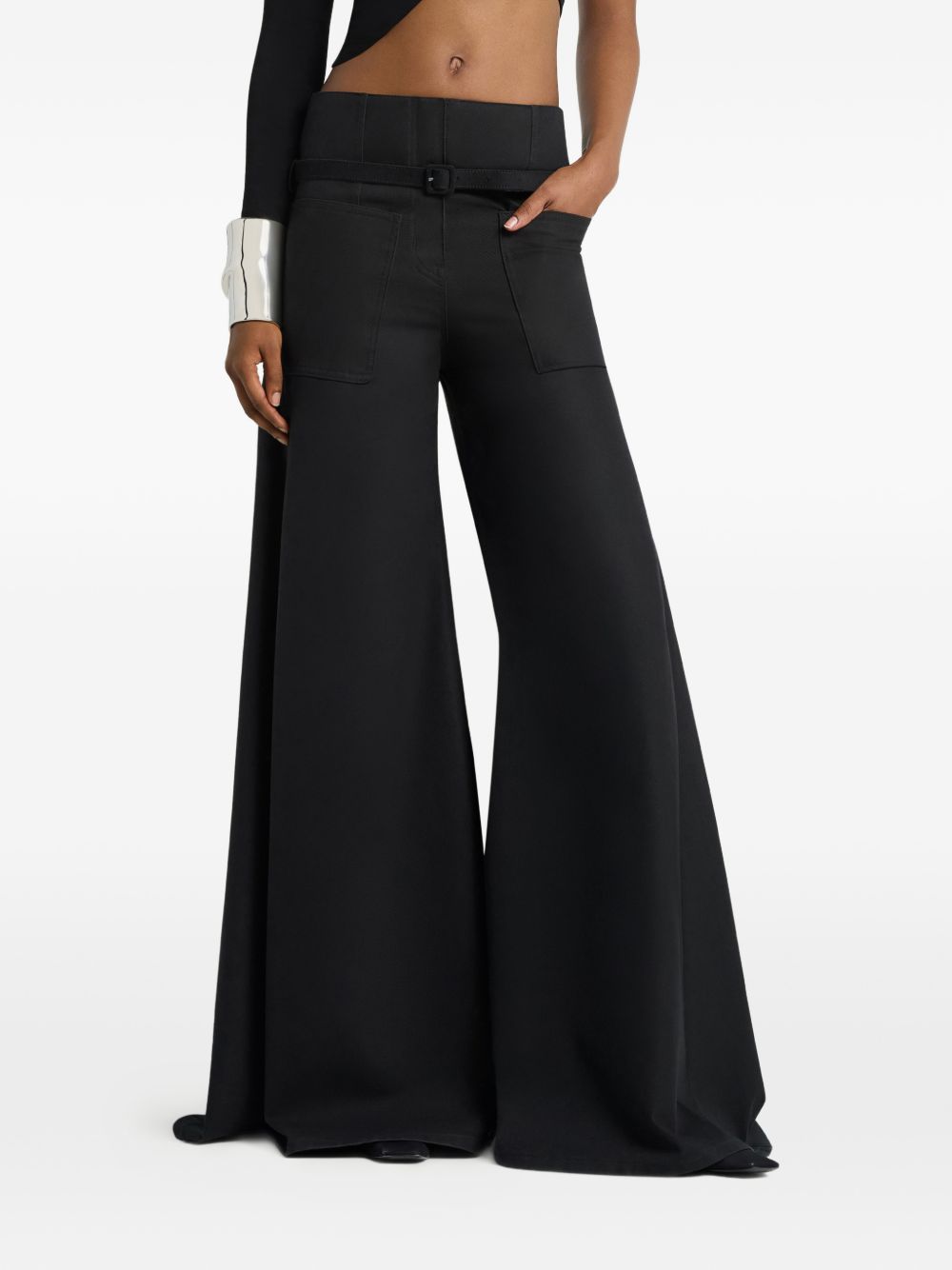 Courreges Trousers - Neri e Grigi | 0beea9471328a2ede8781eeb89ec8af714c6e96a
