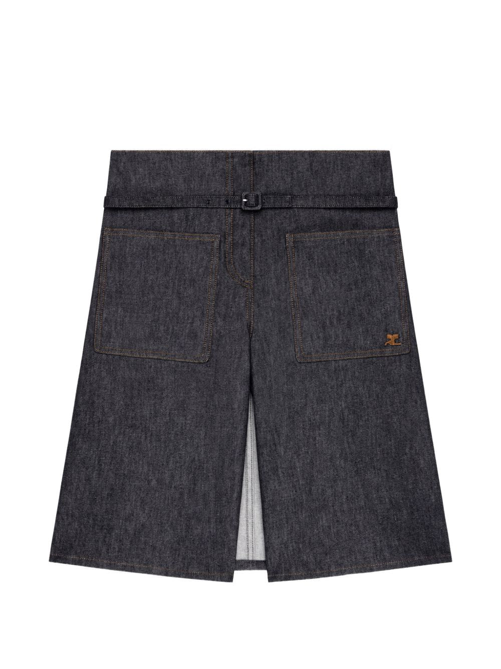 Courreges Shorts - Blu e verdi | 352a18a8ac0946bdbd221063fb377fb0cdcfb5b7