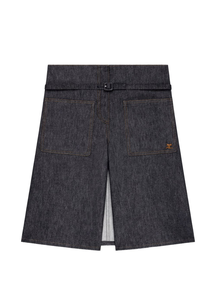 Courreges Shorts - Blu e verdi | 352a18a8ac0946bdbd221063fb377fb0cdcfb5b7