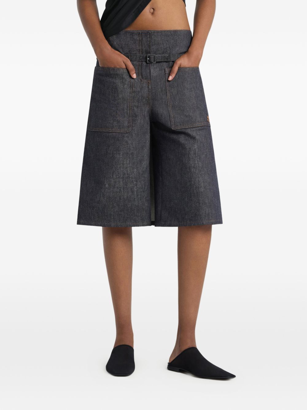 Courreges Shorts - Blu e verdi | 080b71b57e93bd1ccf07132a97d432dfce1f014b