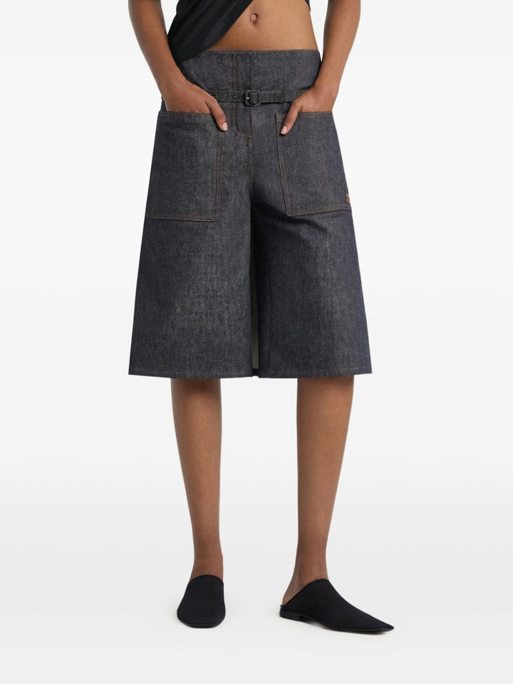 Courreges Shorts - Blu e verdi | 080b71b57e93bd1ccf07132a97d432dfce1f014b